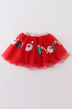 Load image into Gallery viewer, Red Sequin Christmas Tutu Skirt
