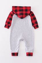 Load image into Gallery viewer, Buffalo Plaid Santa Deer Snowman Baby Romper
