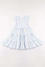 Load image into Gallery viewer, Blue Striped Mommy and Me Dress
