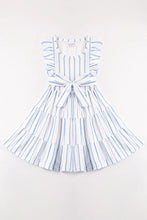 Load image into Gallery viewer, Blue Striped Mommy and Me Dress
