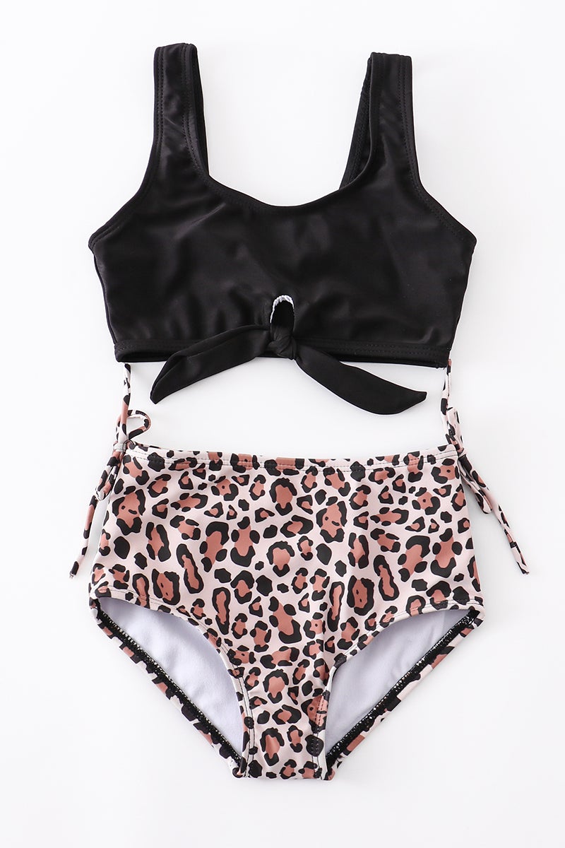 Leopard Mommy & Me Bikini- Girl's