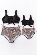 Load image into Gallery viewer, Leopard Mommy &amp; Me Bikini- Women&#39;s
