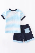 Load image into Gallery viewer, Boy&#39;s Applique Puppy Boat Shorts Set
