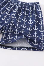 Load image into Gallery viewer, Navy Blue and Red Anchor Boy&#39;s Set
