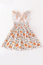 Load image into Gallery viewer, Pumpkin Floral Dress
