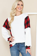 Load image into Gallery viewer, Women&#39;s White Buffalo Plaid Shirt
