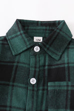 Load image into Gallery viewer, Green Plaid Button Down Shirt
