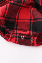 Load image into Gallery viewer, Red Plaid Baby Romper- Girl&#39;s
