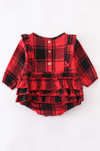 Load image into Gallery viewer, Red Plaid Baby Romper- Girl&#39;s
