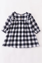 Load image into Gallery viewer, Black and White Plaid Dress
