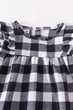 Load image into Gallery viewer, Black and White Plaid Dress
