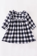 Load image into Gallery viewer, Black and White Plaid Dress
