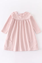 Load image into Gallery viewer, Pink Stripe Pocket Dress
