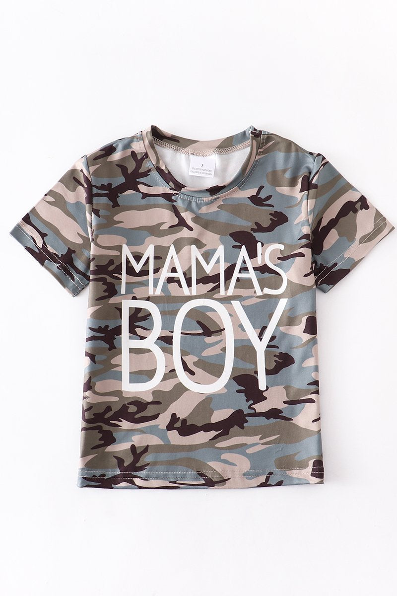 Camo Mama's Boy Shirt