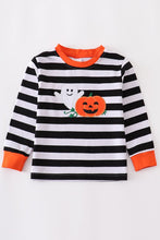 Load image into Gallery viewer, Boys Halloween Striped Applique Shirt
