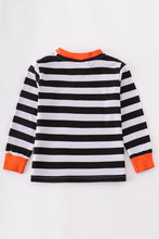 Load image into Gallery viewer, Boys Halloween Striped Applique Shirt
