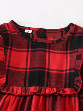 Load image into Gallery viewer, Girls Red Plaid Dress
