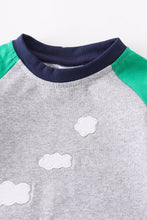 Load image into Gallery viewer, Train Applique Romper
