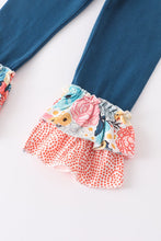 Load image into Gallery viewer, Chicken Applique Ruffle Pants Set
