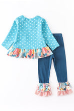 Load image into Gallery viewer, Chicken Applique Ruffle Pants Set
