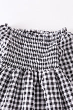 Load image into Gallery viewer, Plaid Smocked Tunic with Bow Leggings
