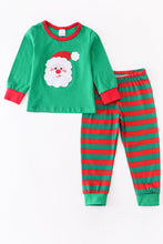 Load image into Gallery viewer, Santa Applique Pajamas
