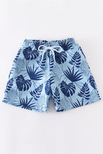 Load image into Gallery viewer, Blue Floral Family Matching Swim- Men&#39;s
