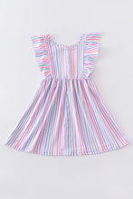 Load image into Gallery viewer, Striped Bunny Applique Dress
