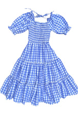 Load image into Gallery viewer, Women&#39;s Blue Plaid Dress
