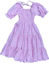 Load image into Gallery viewer, Women&#39;s Pink Plaid Dress
