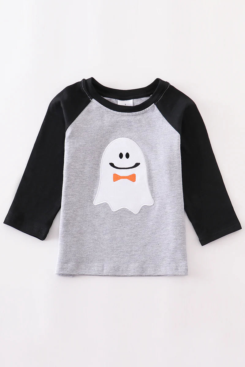 Ghost Applique Boy's Shirt