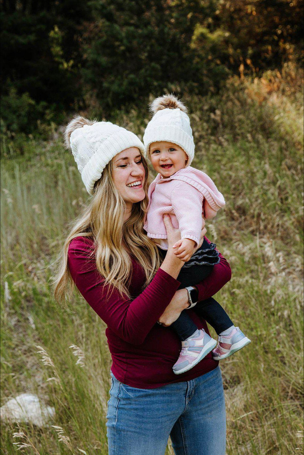 Pom Pom Hat- Kid Size